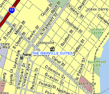 Map of The French Quarter